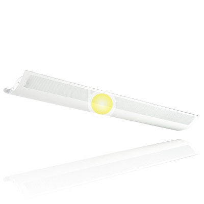 40W 50W 4ft Architectural Wire guard linear light suspending up and down led linear light